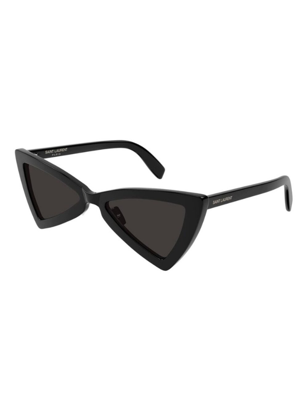 New Authentic Saint Laurent Womens Black Cat Eye Acetate Sunglasses